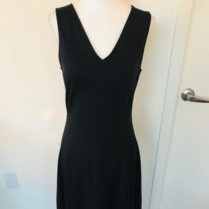 ANN TAYLOR Black Sleeveless A-Line Dress